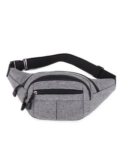 Generic Durable Waist Pack Mens Fashion BumbagGray Gray 