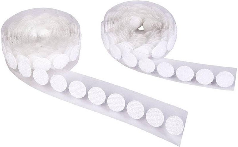 Velbk Hook & Loop Round Dots Self Adhesive – 13mm Nylon Strong Adhesive Dots | Waterproof & Reusable Fastener Tape | Multi-Purpose Velcro Stickers for Home, Office, Car & DIY (100) - Image 4
