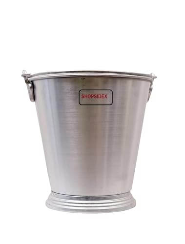 SHOPSIDEX Aluminium Bucket Multipurpose Balti with Handle Specially Made for Home and Restaurant BALTI for Kitchen Domestic (3 Litter) - Image 5