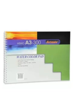 Artmate Artmate Water Color Pads A3 Size, 12 Sheets 
