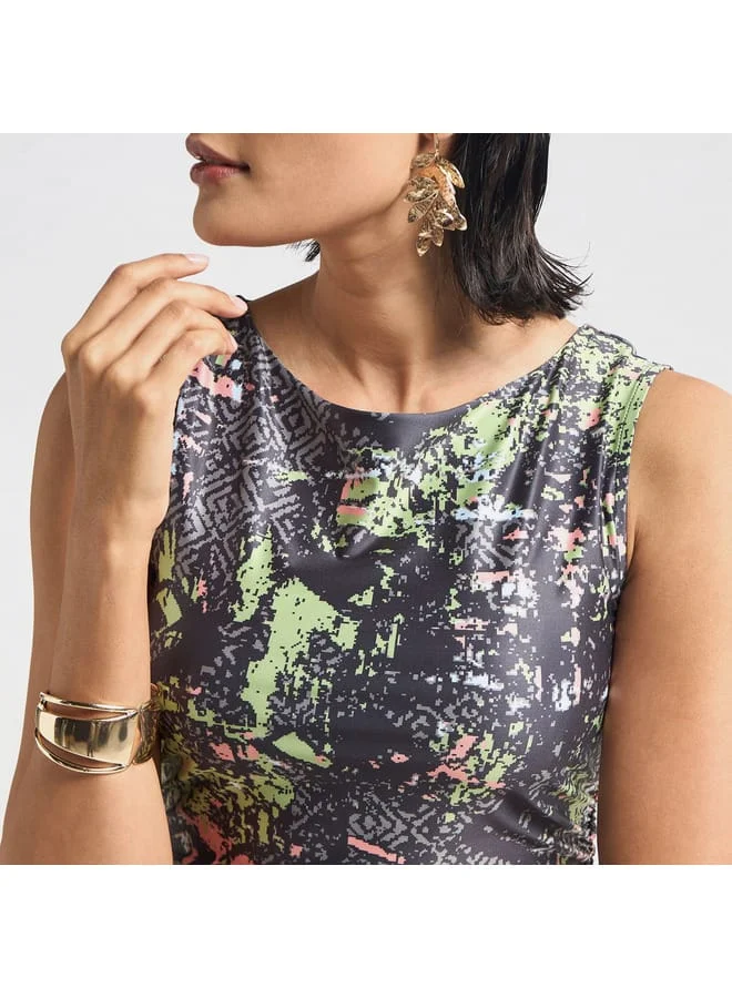 Splash FAV Printed Sheath Dress