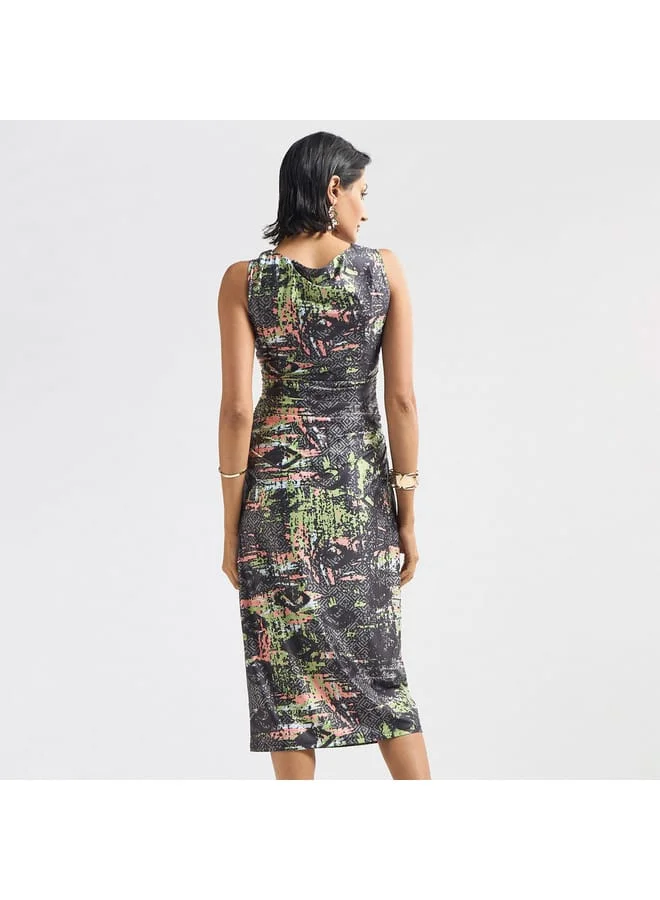 Splash FAV Printed Sheath Dress