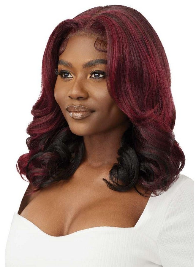 أوتر باروكة شعر أمامية من الدانتيل من Outre - خط شعر مثالي 13×6 - ReevaWig (أسود فاتح 1B) - Image 4