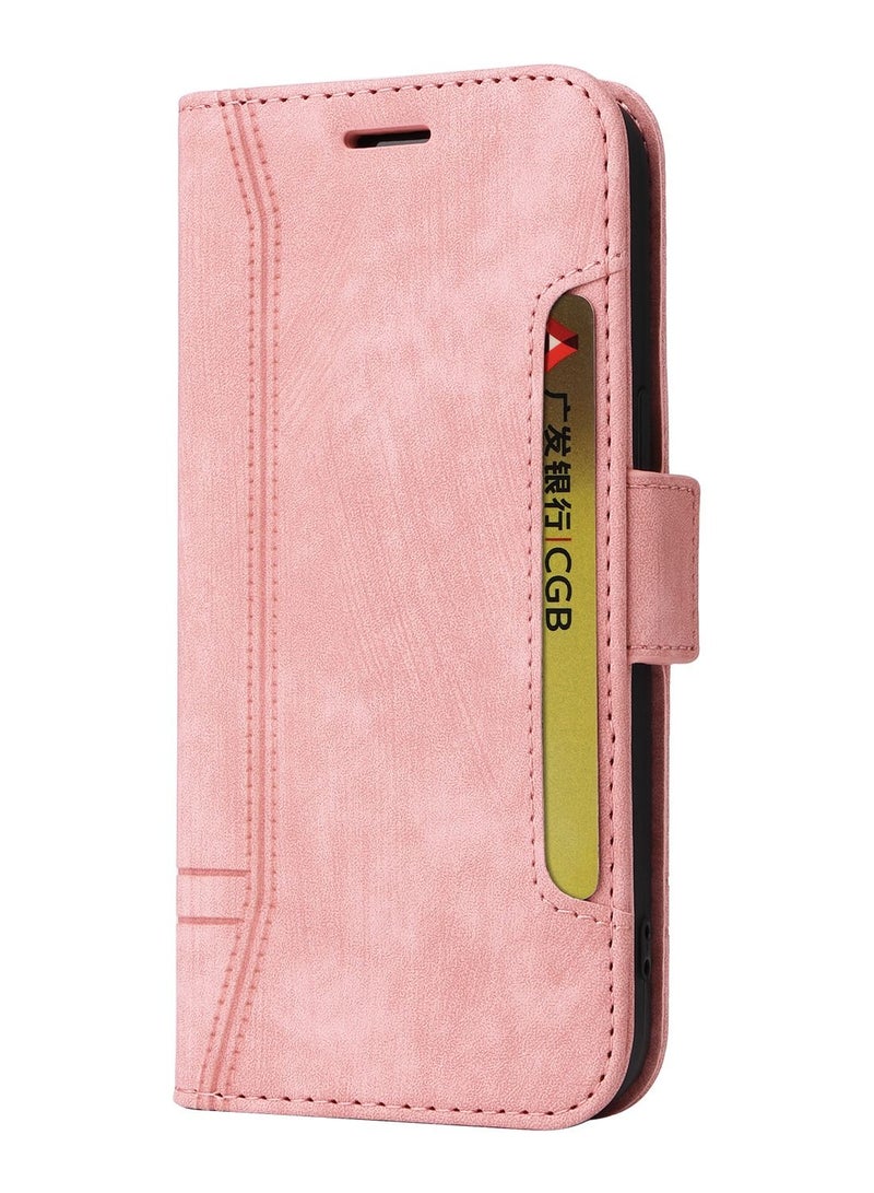 Suteni Flip Cover Leather Card Slots Phone Case for iPhone - Image 1