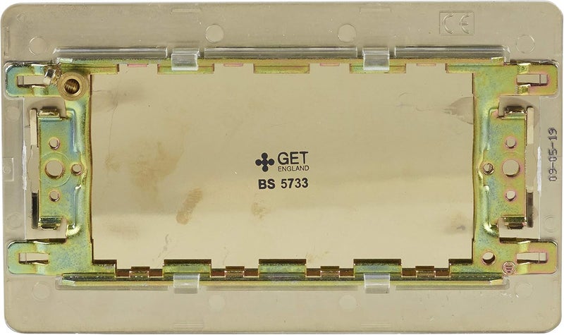 Schneider Electric Ultimate Blank Plate - Polished Brass - Image 4