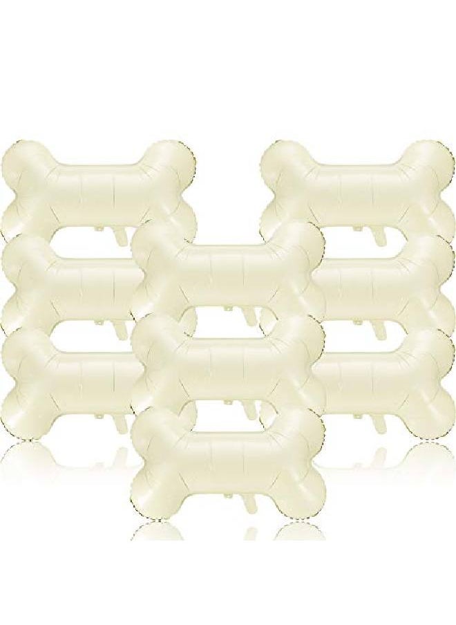 Gejoy - 9 Pieces Bone Shaped Foil Balloons Dog Bone Balloon Creative Aluminum Foil Balloon For Pets Dog Kids Birthday Party Supplies - Image 1