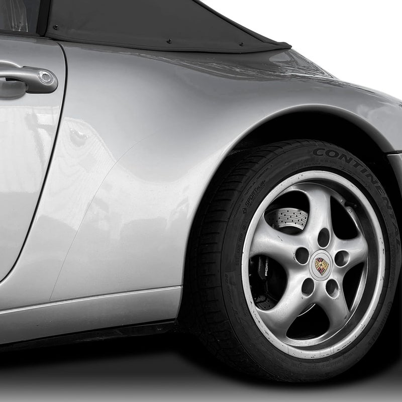 شريط فينيلي شفاف من Stone Guard متوافق مع سيارة Porsche 911 طراز 993 (1995-1998) وفيلم الحماية PPF من 3M | شرائط تزيين للجانبين الأيسر وال��يمن للسيارة - Image 1