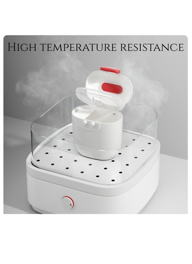 Baby Formula Dispenser with Scoop and Leveller Formula Containers for Travel Anti Damp Portable Storage Dispenser for Fruits Snacks Nuts BPA Free
