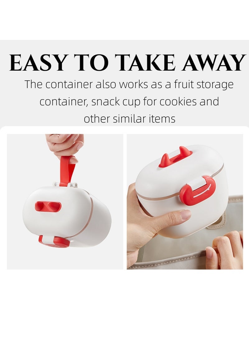 Baby Formula Dispenser with Scoop and Leveller Formula Containers for Travel Anti Damp Portable Storage Dispenser for Fruits Snacks Nuts BPA Free