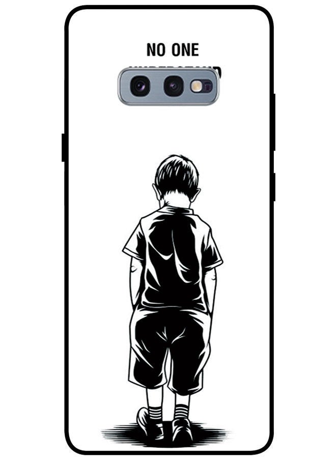 EYE CATCH Protective Case Cover For Samsung Galaxy S10e Smart Series Printed Protective Case Cover for Samsung S10e No One Understand Me  - Image 1