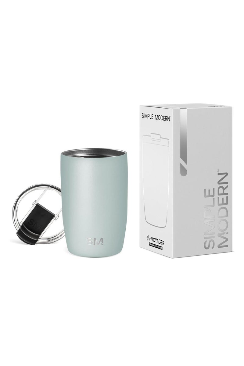 Simple Modern Travel Coffee Mug Tumbler with Flip Lid | Reusable Insulated Stainless Steel Cold Brew Iced Coffee Cup Thermos | Gifts for Women Men Him Her | Voyager Collection | 12oz - Image 3