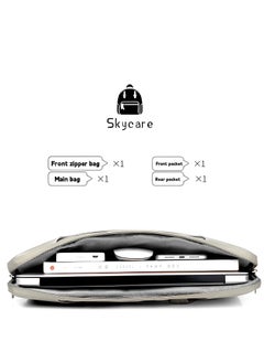 Skycare Skycare Laptop Bag 15.6 Inch, Waterproof Laptop Sleeve Case Business Briefcase, 13-14-15.6 Inch Laptop Carrier,Shoulder Bag for Men and Women  - Image 2