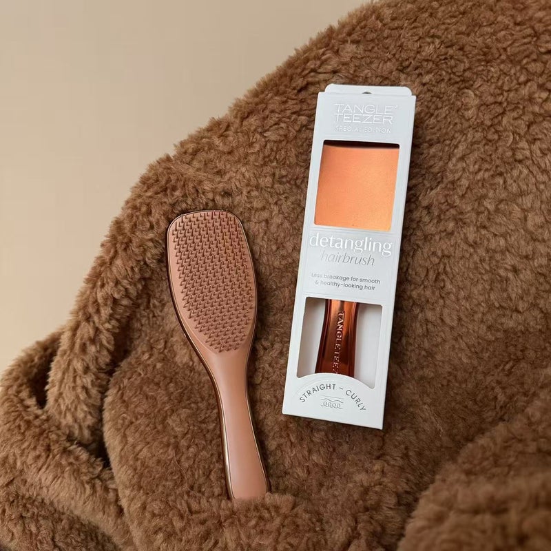 Tangle Teezer Chrome Ultimate Detangler Brush for Wet & Dry Hair, Eliminates Knots & Reduces Breakage for Straight to Curly Hair Types