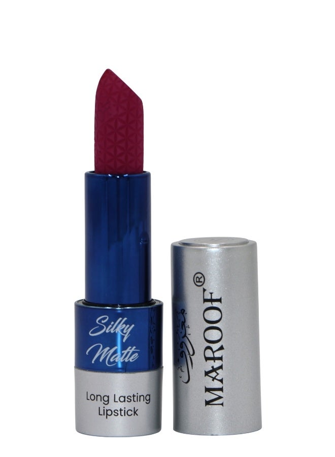 MAROOF ماروف أحمر شفاه مات حريري طويل الأمد 3.8 جرام، 03 بنفسجي شرير - Image 4