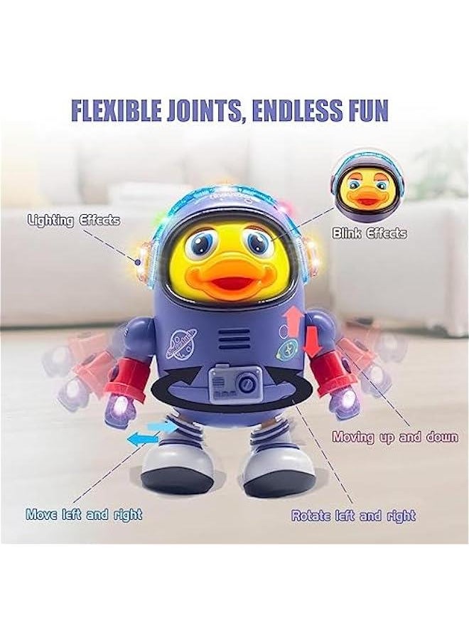 HOOKOR Baby Crawling Toys Musical Light Up Baby Toys for 6 to 12 Months,Infant Toy with Light & Sound & Automatically Avoid Obstacles，Tummy Time Toy for 12-18 Months Boy Girls (Dancing Duck)  - Image 3