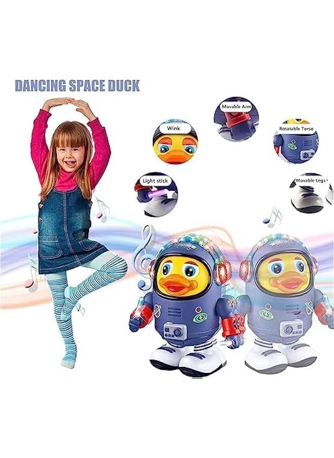 HOOKOR Baby Crawling Toys Musical Light Up Baby Toys for 6 to 12 Months,Infant Toy with Light & Sound & Automatically Avoid Obstacles，Tummy Time Toy for 12-18 Months Boy Girls (Dancing Duck)  - Image 4
