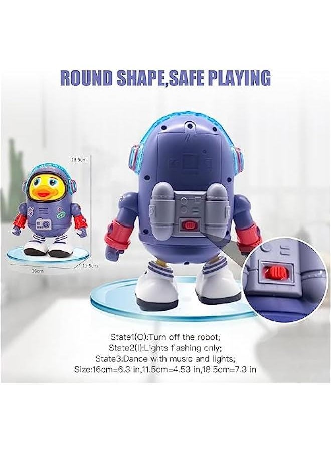 HOOKOR Baby Crawling Toys Musical Light Up Baby Toys for 6 to 12 Months,Infant Toy with Light & Sound & Automatically Avoid Obstacles，Tummy Time Toy for 12-18 Months Boy Girls (Dancing Duck)  - Image 5
