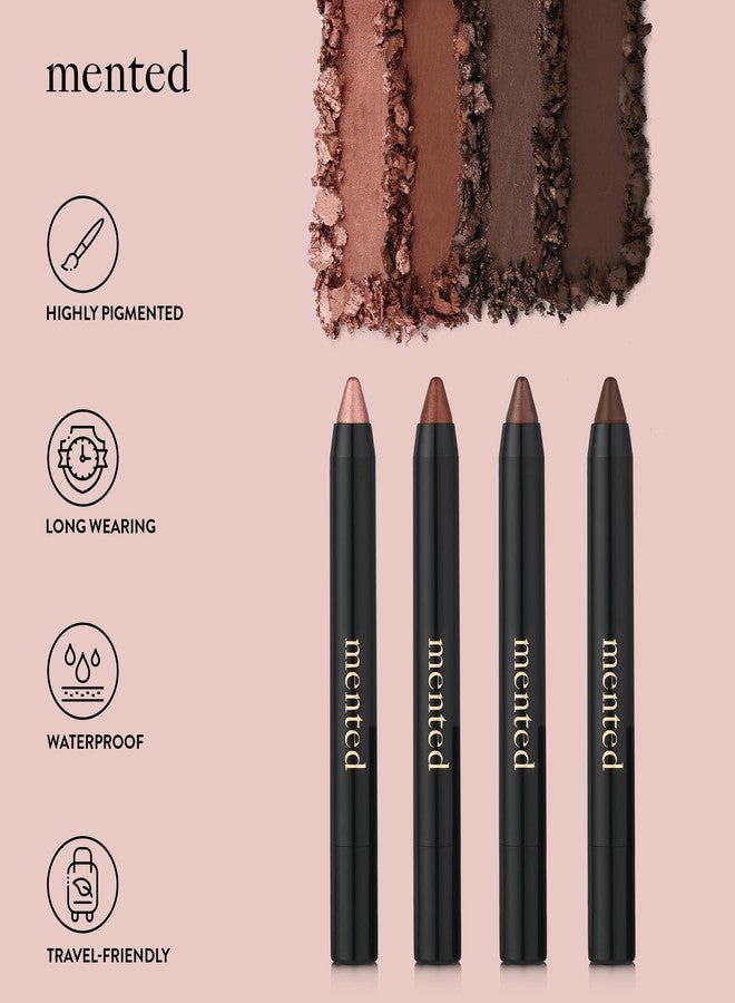 Mented Cosmetics Color Intense Eye Shadow Sticks, Cream Eyeshadow Stick Crayon, Easy-to-Apply Eyeshadow Pencils, Waterproof + Crease Proof Eye shadow Make Up, 0.05oz, Better off Bronze - Image 4