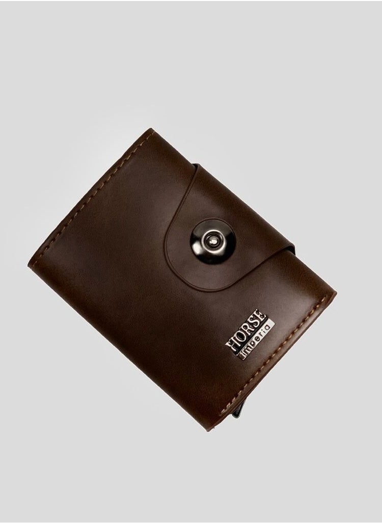Horse - Horse Wallet with Roller - Dark Brown - Image 1