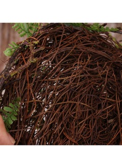YARNOW YARNOW Artificial Fake Birds nest Bird Nest with 5 Eggs Rattan Bird Nest Decoration Small Fake Birds Nest Ornament for Home Easter Artificial Bird nest Decor Bird nest Decoration  - Image 5