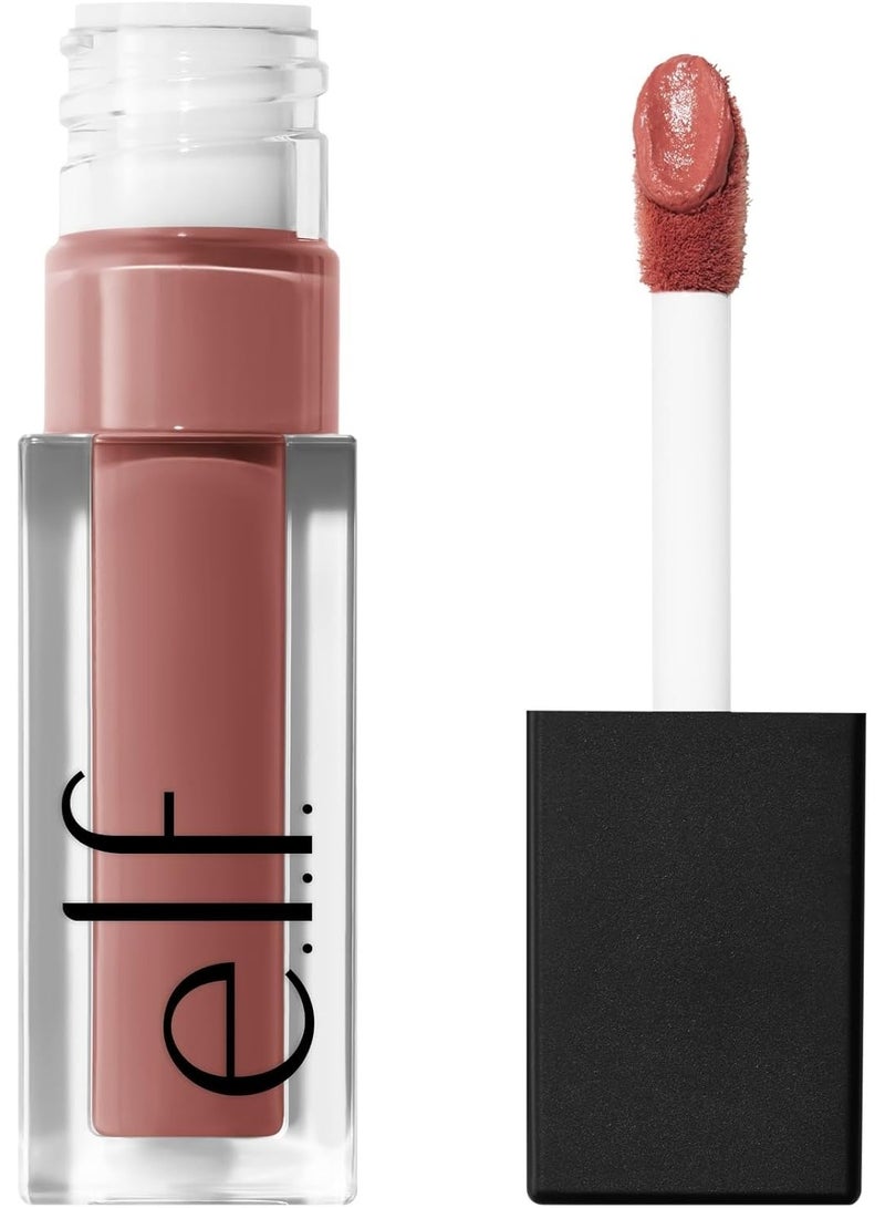 elf Liquid Velvet Eyeshadow, Liquid to Powder Eyeshadow for Intense Colour and a Soft Matte Finish, Pink Chiffon - Image 1