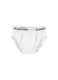 Generic 100% Cotton Slip Style Underpants Size S - White 