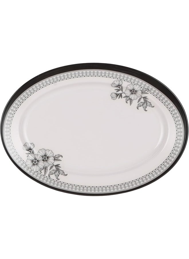 DELCASA - Delcasa 35 Piece Floral Beast Melamineware Dinner Set DC2461 Plates, Bowls, and Spoons - Image 1