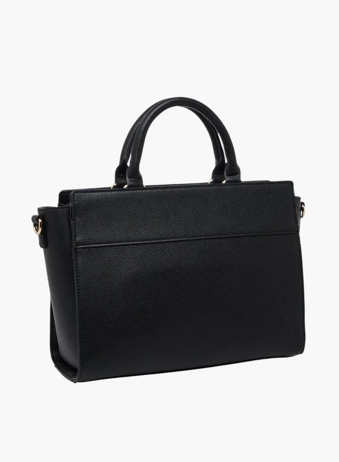 لو كونفورت حقيبة يد صلبة بسحاب إغلاق