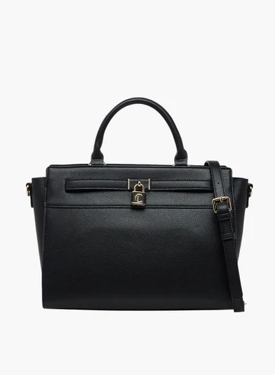 لو كونفورت حقيبة يد صلبة بسحاب إغلاق