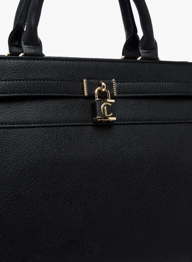 لو كونفورت حقيبة يد صلبة بسحاب إغلاق