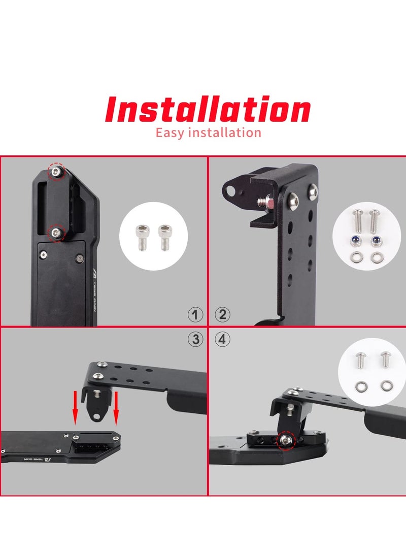 Excefore Pedal Driver Foot Rest Pad, Rest Pad Driver Foot Pedal Compatible with 2018-2022 Jeep Wrangler JL 4XE Gladiator JT, Black,1 Pack - Image 5