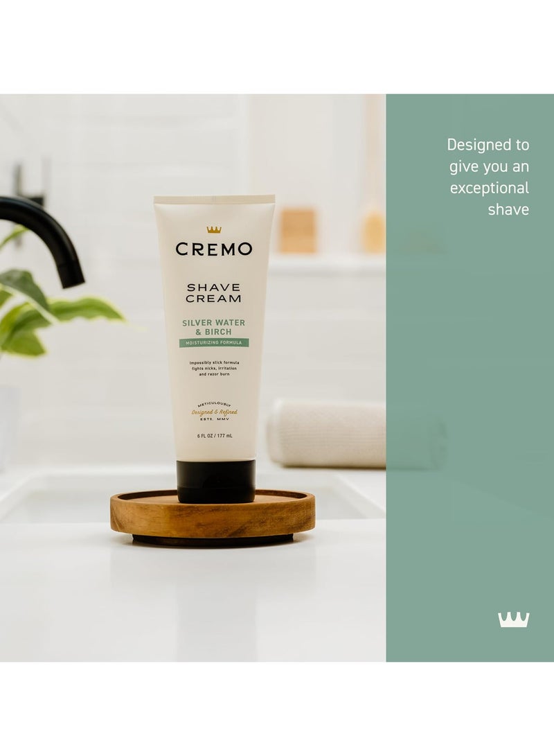كريمو كريم حلاقة برائحة الفضة والماء وخشب البتولا من باربر غريد، 6 أونصة سائلة - Image 2