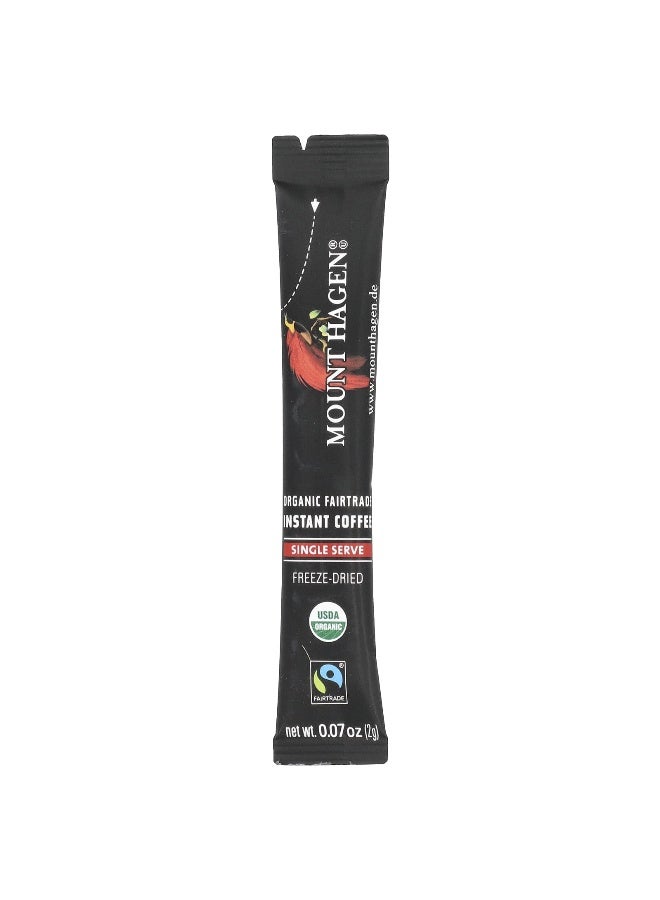 Mount Hagen Mount Hagen, Organic Fairtrade Instant Coffee, 25 Single Serve Sticks, 1.76 oz (50 g) - Image 3