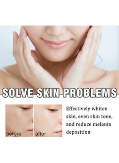 Lanthome Glutathione White Cream - Facial Dark Spots Remover 2% Glutathione Face Cream Whitening Moisturizing Facial Cream Face Moisturizer Facial Skin Care Cream Intensive Lightening Facial Cream 20g  - Image 4