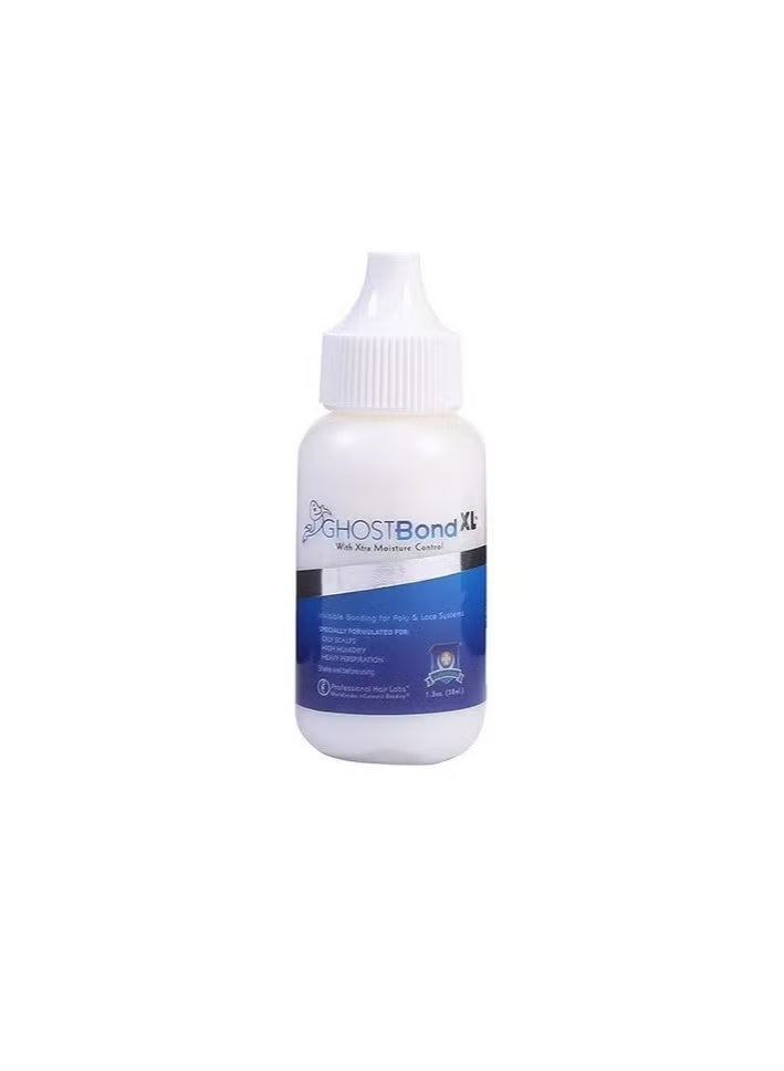 جوست بوند GHOSTBOND XL لاستبدال الشعر اللاصق 1.3oz- الغراء الغير مرئي لربط الباركورات: مقاومة للماء والزيت ، غير سامة ، خفيفة الحفاظ على قطعة الشعر البولي والدنتيل الآمنة والطبيعية ، والبركورات وأنظمة التوبي - Image 1