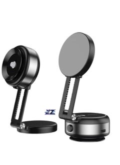 ELTRAZONE Magnetic Double-Sided Foldable Phone Holder, Suction Cup, Adjustable Angle, Scratch-Free Silicone, Multi-Purpose | Universal Compatibility for iPhone & Android Devices  - Image 1