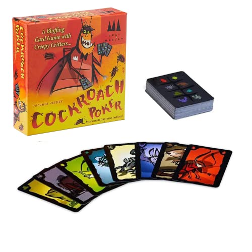 Schmidt Cockroach Poker Party Game | Bluffing Strategy Card Game for Adults and Kids | Ages 8+ | 3-6 Players | Average Playtime 15-25 Minutes - Image 2