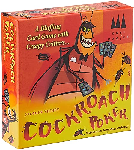 Schmidt Cockroach Poker Party Game | Bluffing Strategy Card Game for Adults and Kids | Ages 8+ | 3-6 Players | Average Playtime 15-25 Minutes - Image 1