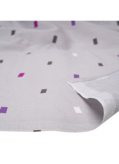 Home-Tex Design 3 Piece Hometex Design 100% Cotton King Size  Printed Flat Sheet Set ARDOISES ET AMETHYSTES - 1 Flat Sheet (240x260 cm) + 2 Pillow Covers (50x80 cm)  - Image 4