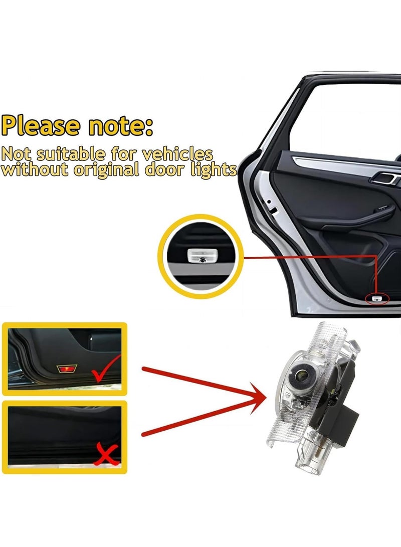 فيريكس جهاز عرض شعار أضواء باب السيارة لمصابيح الترحيب LED لسيارات لكزس، متوافق مع موديلات LS، ES، IS، LX، RX، GS، GX، RC، F | ضوء ظل الشبح | عدسة زجاجية كوارتز عالية الدقة، توصيل وتشغيل - Image 5