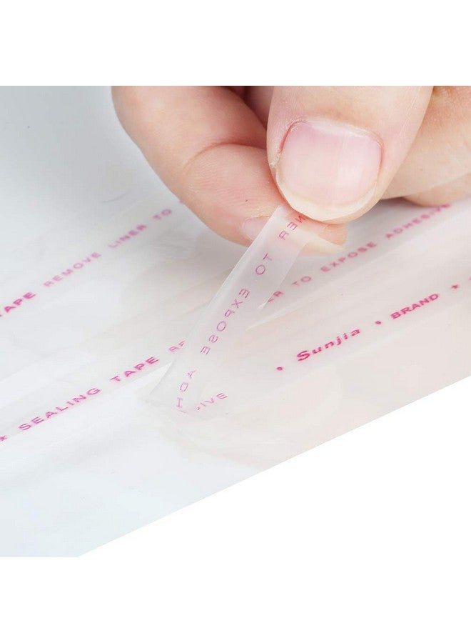 LISM 100 Pack 16" X 20" Large Thick Clear Resealable Cellophane Self Adhesive Seal Poly Bags Durable Plastic Cello Bag 1.6Mil Heavy Duty Packaging Tshirts Clothes Clothing Gifts Selfsealing Opp Bags - Image 5