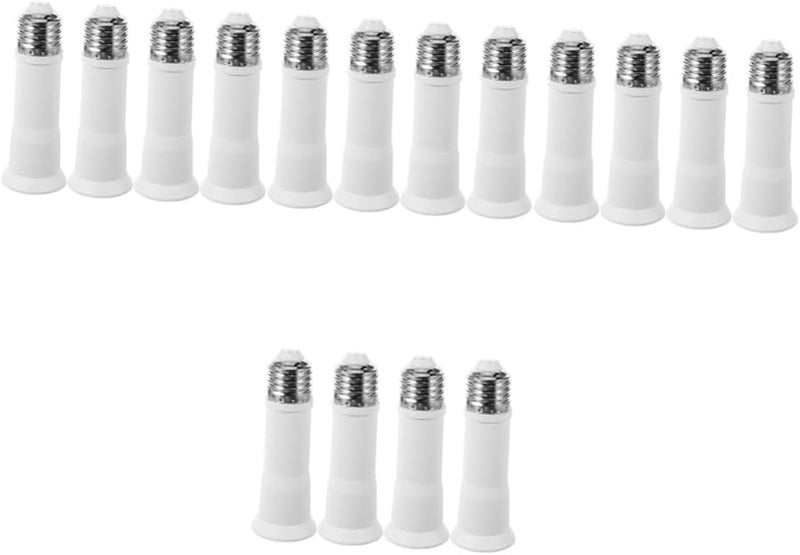 مقبس المصباح الأبيض سلك التمديد 16 قطعة تصميم تلسكوبي سهولة التموضع - Image 1