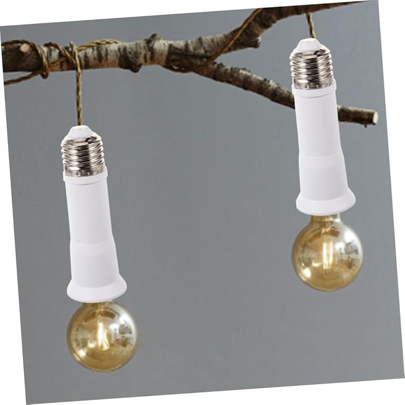 مقبس المصباح الأبيض سلك التمديد 16 قطعة تصميم تلسكوبي سهولة التموضع - Image 4