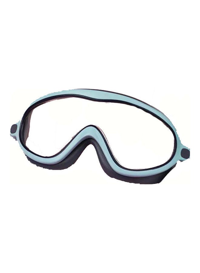 NIBEMINENT No Leak Swim Goggles Anti Glare Fog UV Soft Silicone Frame Adjustable Strap with Earplugs for Kids 