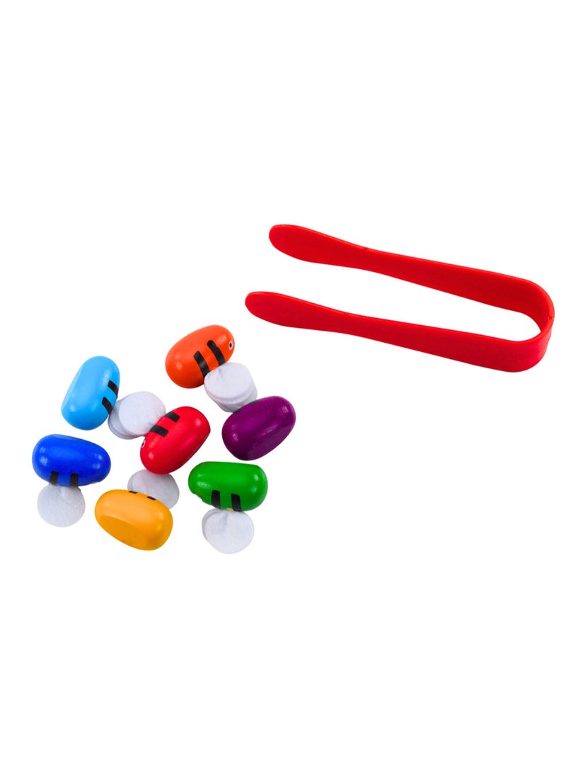 توب لعبة خشبية للأطفال لوحة خلية النحل، مناسبة للأطفال من عمر ٣٦ شهر - Image 3