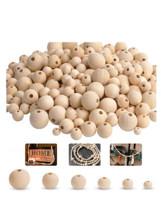 Natural Wood Beads, 500pcs Unfinished Loose Wood Beads Crafts, Wooden Beads for Crafts, Used for Garland, Farmhouse Decor, Jewelry Making, and DIY Crafting for Home and Holiday Decor - pzsku/Z0795641388B618C5628AZ/45/_/1698660478/b4062c35-d51c-43ba-94b0-658e47b384c0