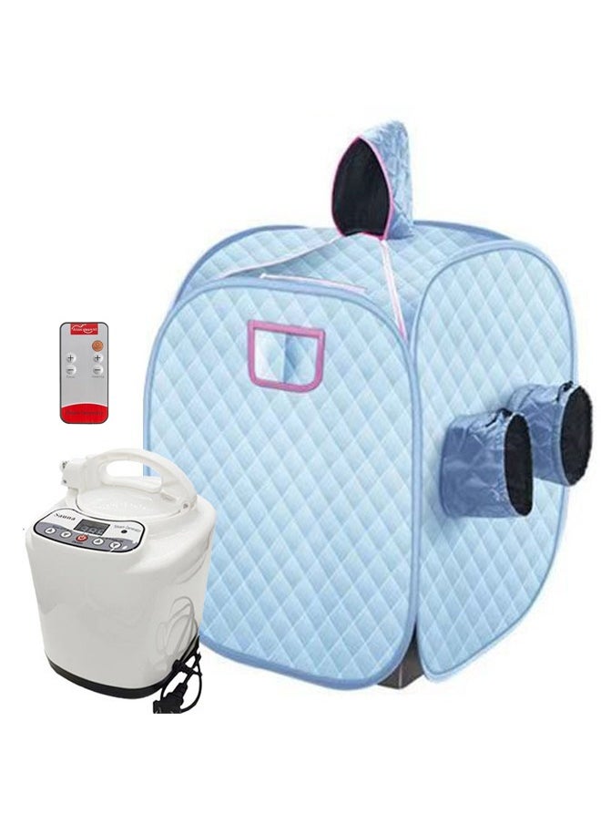 Arabest Two Person Sauna,Saunas Box,Portable Folding Steam Home,Personal Tent Spa Room,Sauna Generator Cabin Box with Steamer for Household Weight Loss  - Image 1