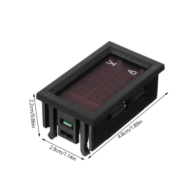 Digital Multimeter 10A Car Battery Tester Voltage Ammeter LED Display Random Color - Image 3