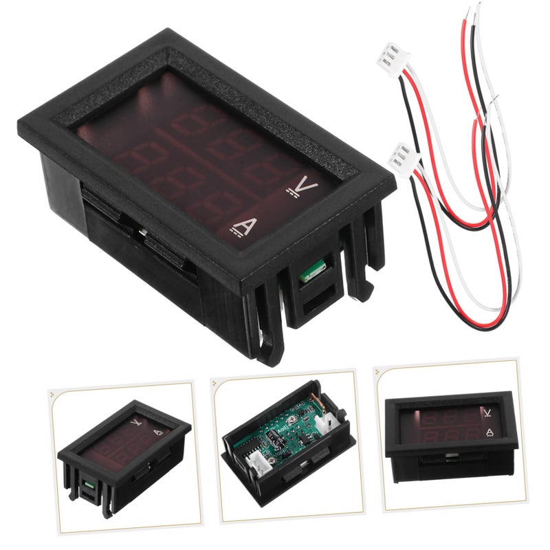 Digital Multimeter 10A Car Battery Tester Voltage Ammeter LED Display Random Color - Image 5