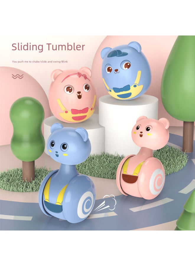Baby Tumbler Toy Baby Children's Educational Early Education Swing Men And Women Children Concentration Light Glide Nod-Color:Sliding Tumbler  Color Boxed - Image 3